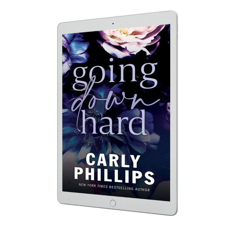 Going Down Hard billionaire romance ebook floral cover