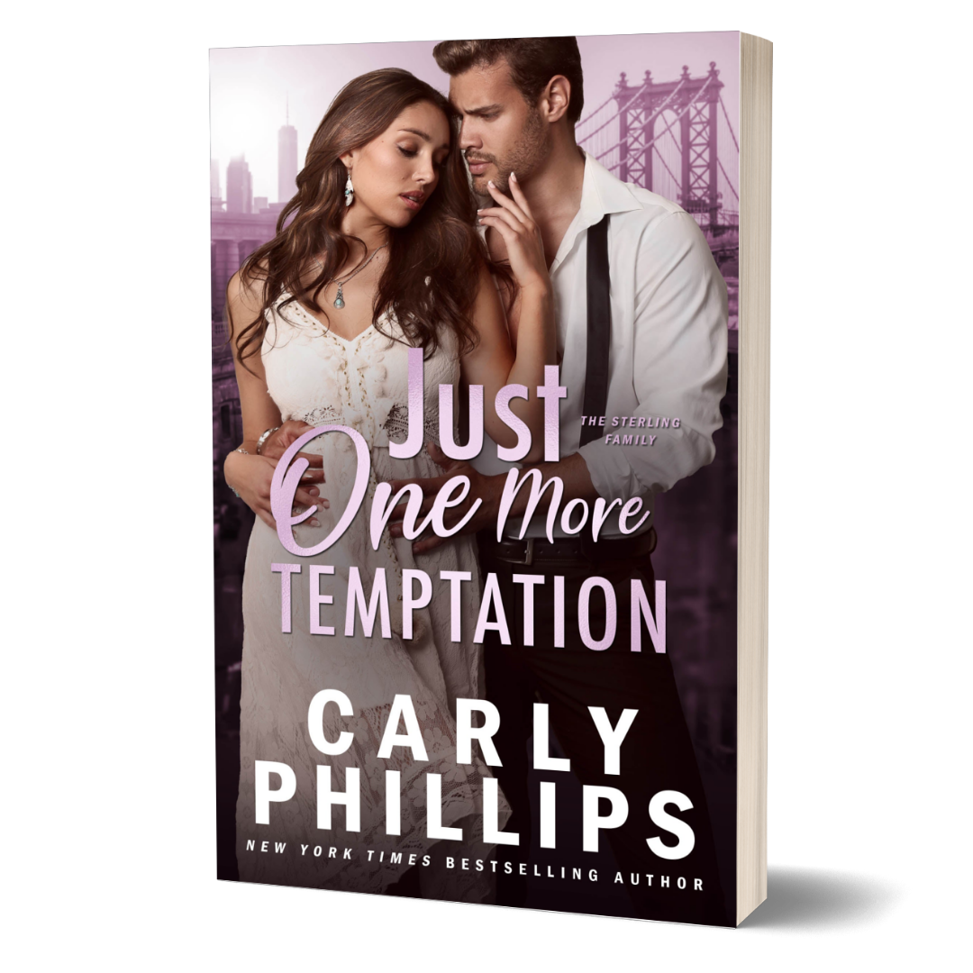 Just One More Temptation, paperback edition by Carly Phillips.