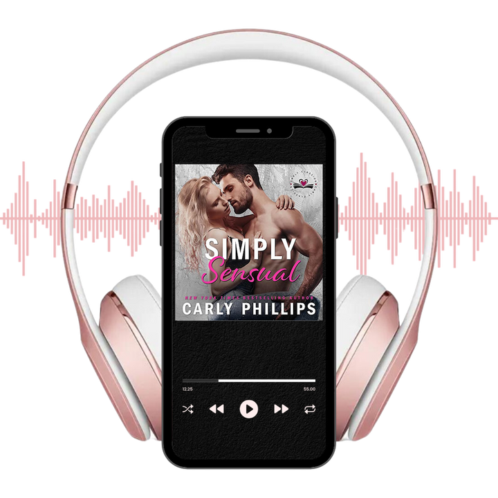 Simply Sensual audiobook displayed on player