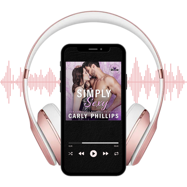 Simply Sexy audiobook displayed on player