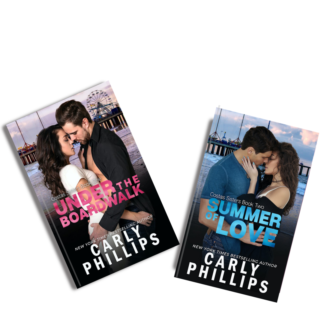 Costas Sisters romantic suspense series by Carly Phillips