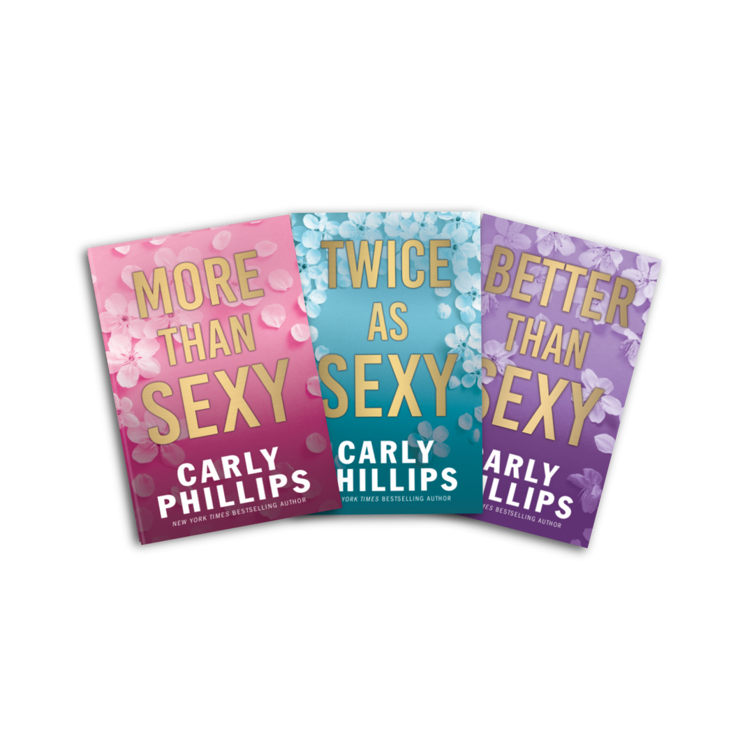 Sexy Series Floral Collection exclusive paperbacks by Carly Phillips