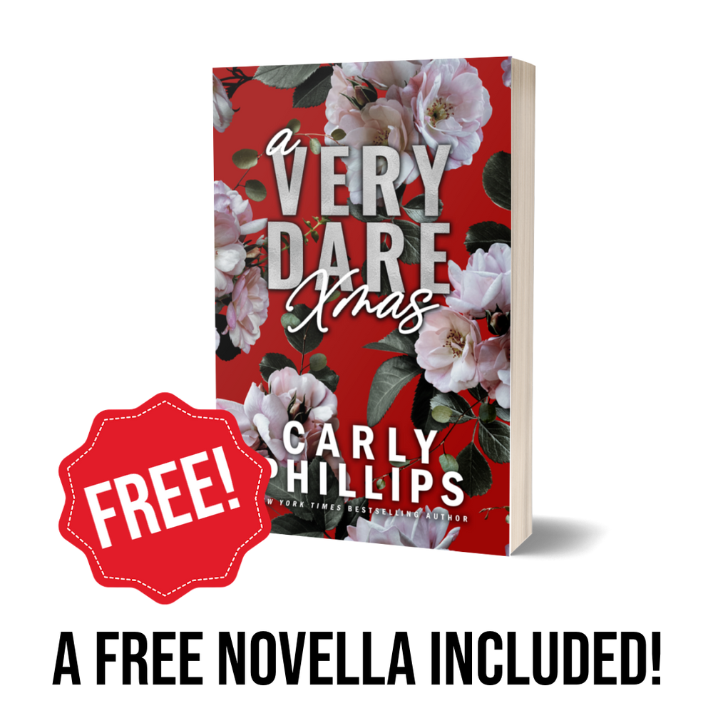 free novella A Very Dare Xmas with floral cover included in bundle