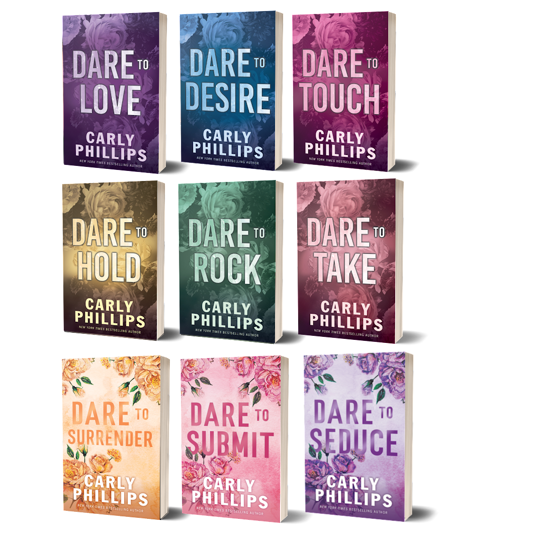 Dare Family 9-book + novella paperback romance bundle floral covers