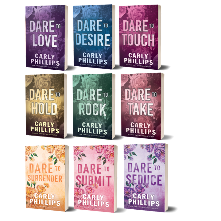 Dare Family 9-book + novella paperback romance bundle floral covers