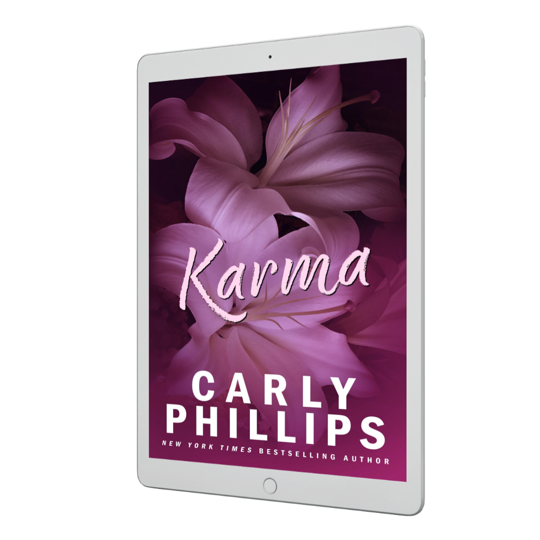 Karma small town romance ebook floral cover