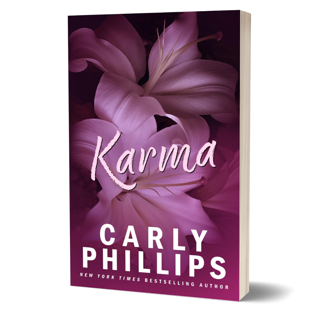 Karma small town romance paperback floral edition