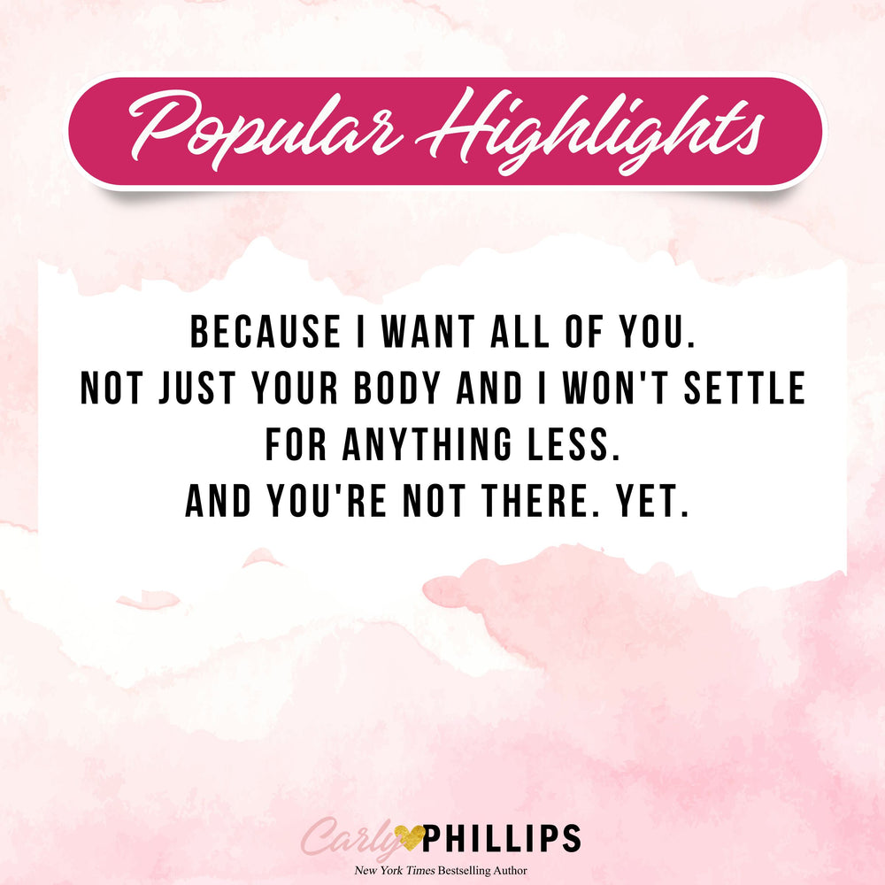 Popular Highlights graphic with a quote from Carly Phillips.